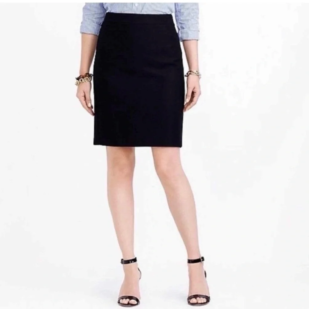 J. Crew the pencil skirt Black Size 12
